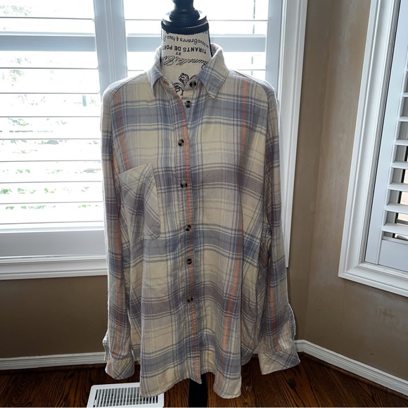 Urban Outfitters BDG Women’s Keanu Flannel Button Down Shirt - Medium - Picture 8 of 9